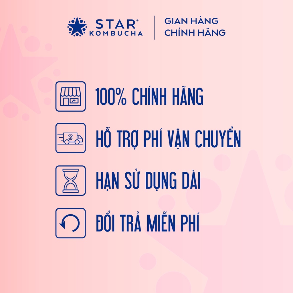 Ảnh Thùng 12 lon trà STAR KOMBUCHA Ổi Hồng / Pink Guava (250ml/lon) 3