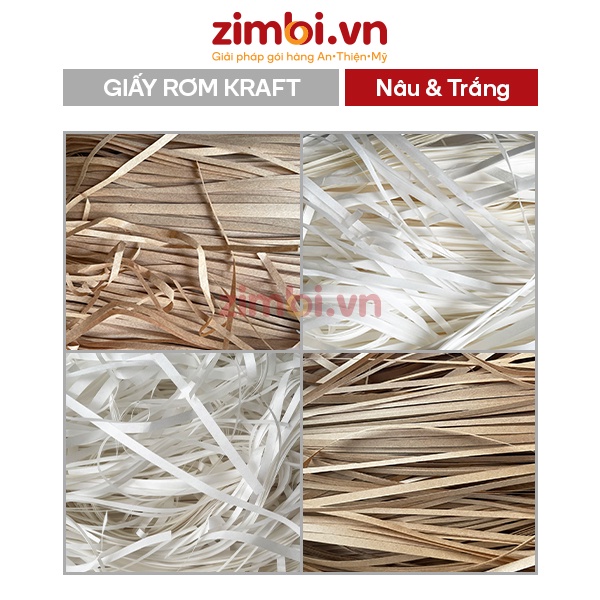 1kg Giấy rơm kraft, giấy vụn lót hộp quà, giấy lót hộp yến - Màu trắng ...