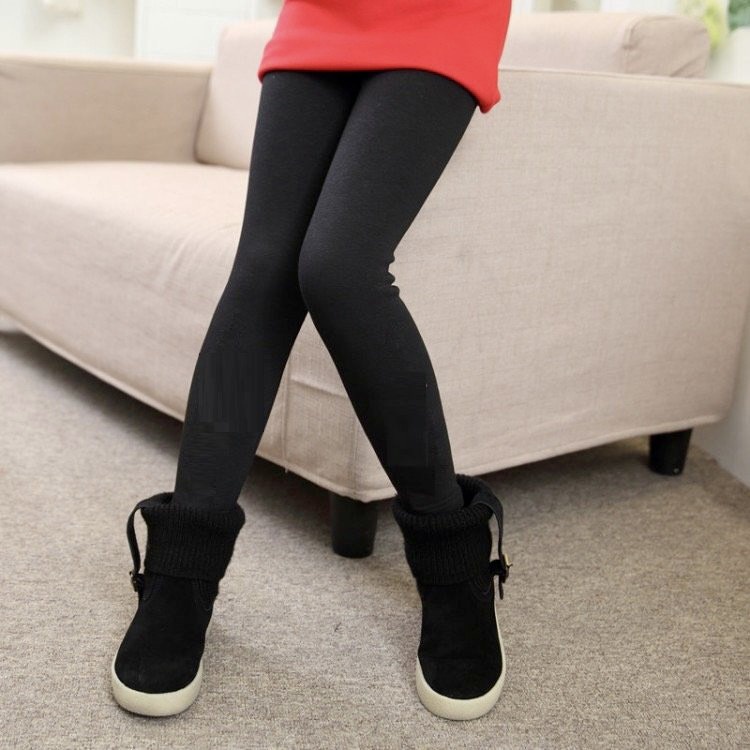 Quần legging bé gái lót lông thời trang trẻ em BEESHOP D25003