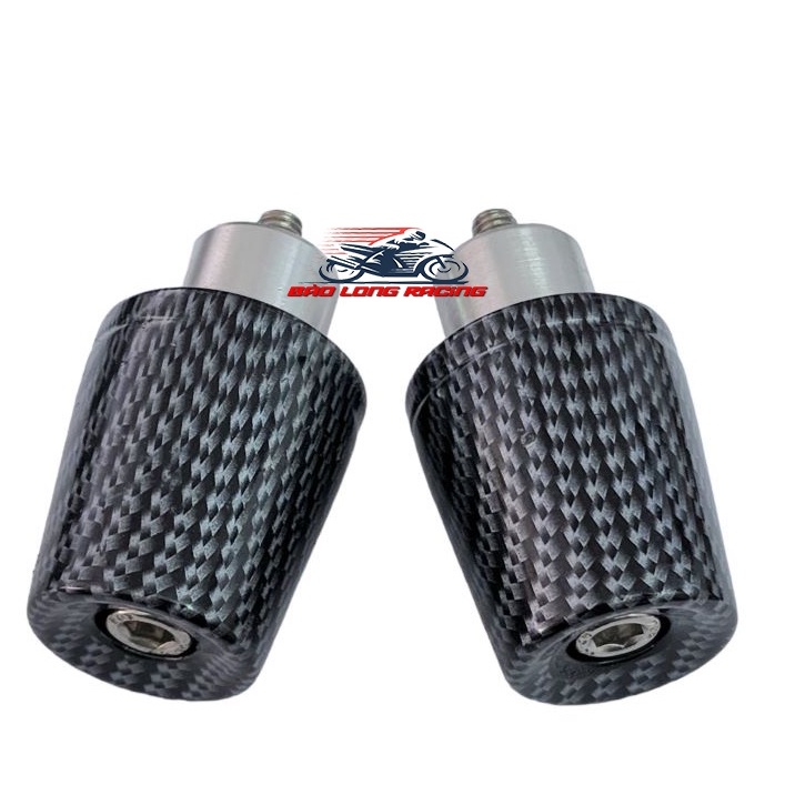 Gù Tay Lái Sắt Đúc sơn Carbon nặng 400g gắn xe máy..tay lái xe đầm hơn khi vận hành di chuyển