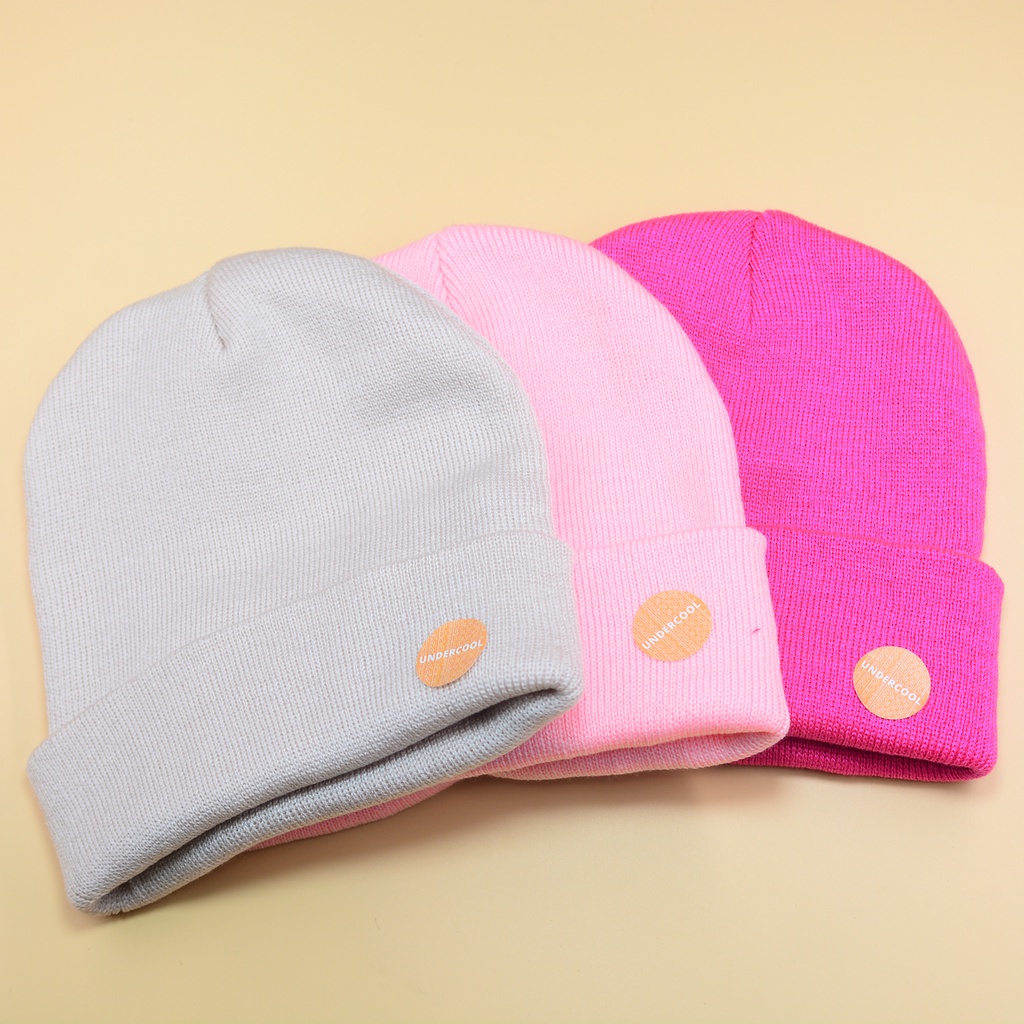 Mũ Len trơn UNDERCOOL Beanie Trơn Dệt Kim Phong Cách Hàn Quốc MU01