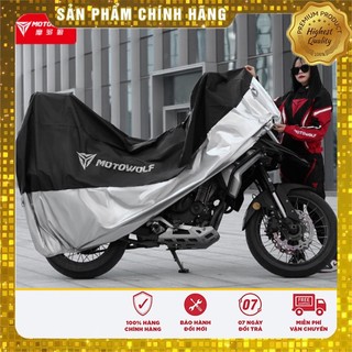 Bạt phủ xe máy chống nắng nóng bụi bẩn mưa nước Motowolf