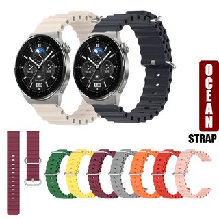 Dây đeo thể thao dây đeo đại dương 20 / 22mm cho Huawei Watch GT6 GT5 GT4 GT3 SE GT2 GT2e Watch4 Watch3 Pro 42mm 46mm / Vòng tay silicon Honor GS Pro