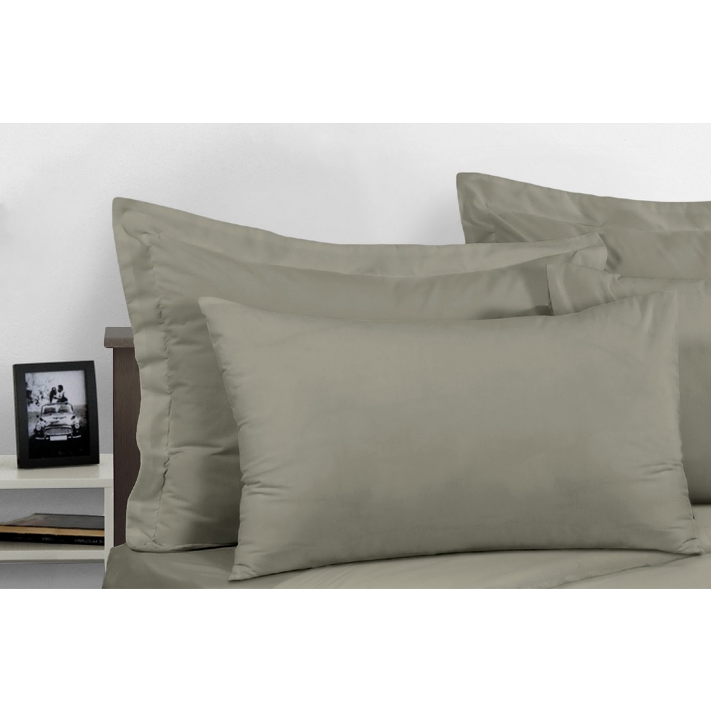 Ảnh Bộ ga và Vỏ gối Akemi Cotton Essentials Colour Home Divine, gồm 5 món (King / Queen) 1