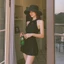 Đen Bộ Đồ Bơi Ôm Dáng Hở Lưng Quyến Rũ Hợp Thời Trang