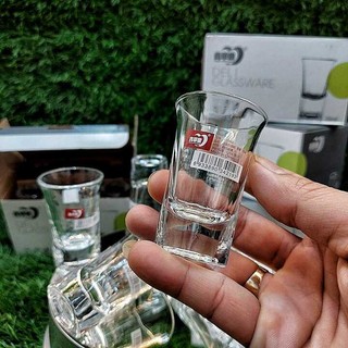 Bộ 6 chén uống rượu thủy tinh cao cấp 35ml - thiết kế dày dặn, sang trọng