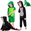 Trẻ Em Khủng Long Trang Phục Cá Sấu Trang Phục Cosplay Unisex Áo liền quần