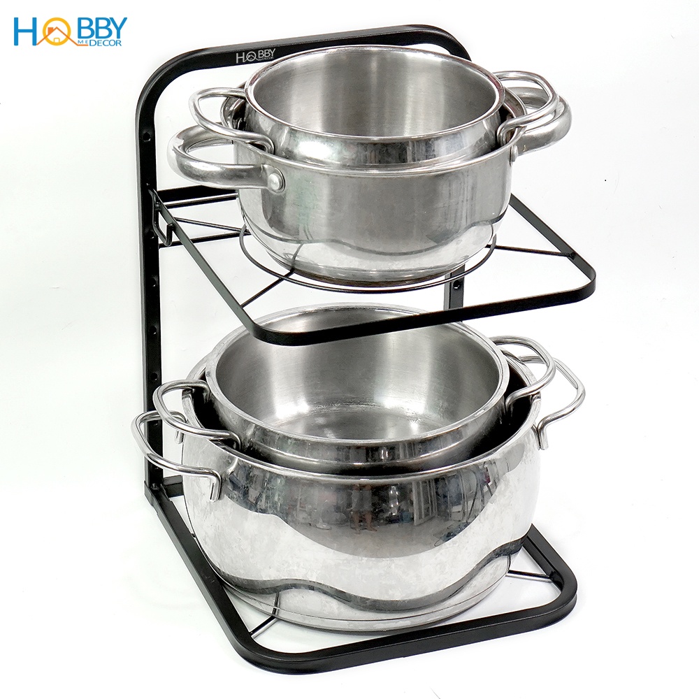 Kệ để nắp vung xoang nồi nhiều tầng tùy chọn HOBBY Home Decor KNV1