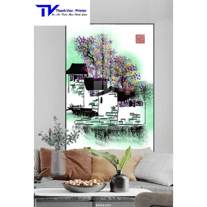 Tranh Treo Tường Cổ Điển , Tranh Tráng Gương D40x60cm D50x75cm D60x90cm D70x110m