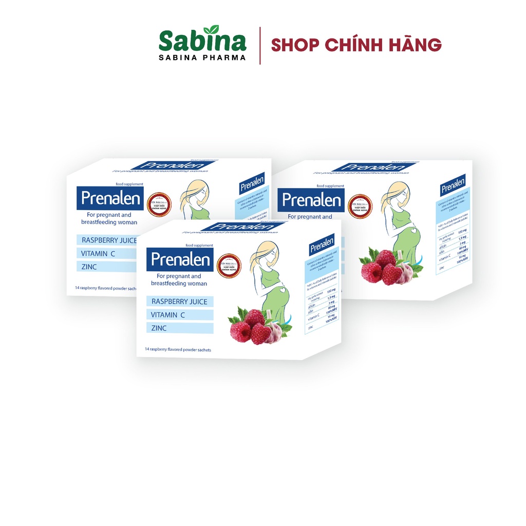Ảnh 3H PRENALEN. Thực phẩm bảo vệ sức khoẻ hỗ trợ tăng đề kháng cho bà bầu, Nhập Châu Âu 24g. 2