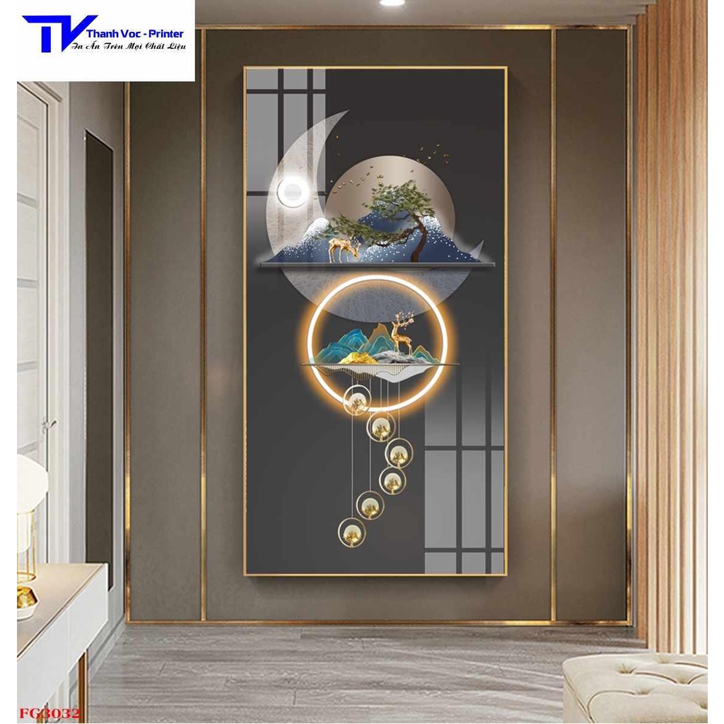 Tranh Treo Tường Hiện Đại , Tranh Tráng Gương D40x60cm D50x75cm D60x90cm D70x120m