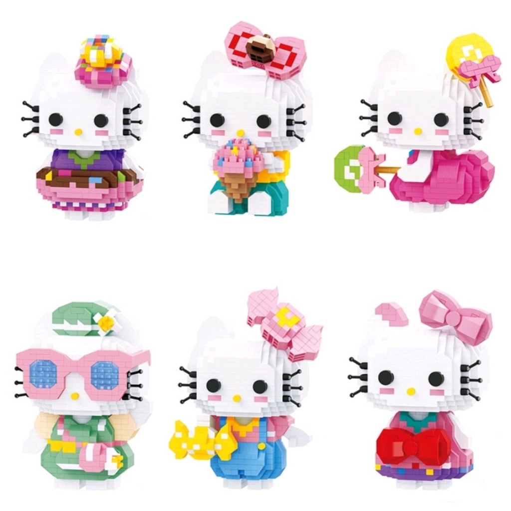 Mô hình lắp ráp mèo Hello Kitty | Shopee Việt Nam