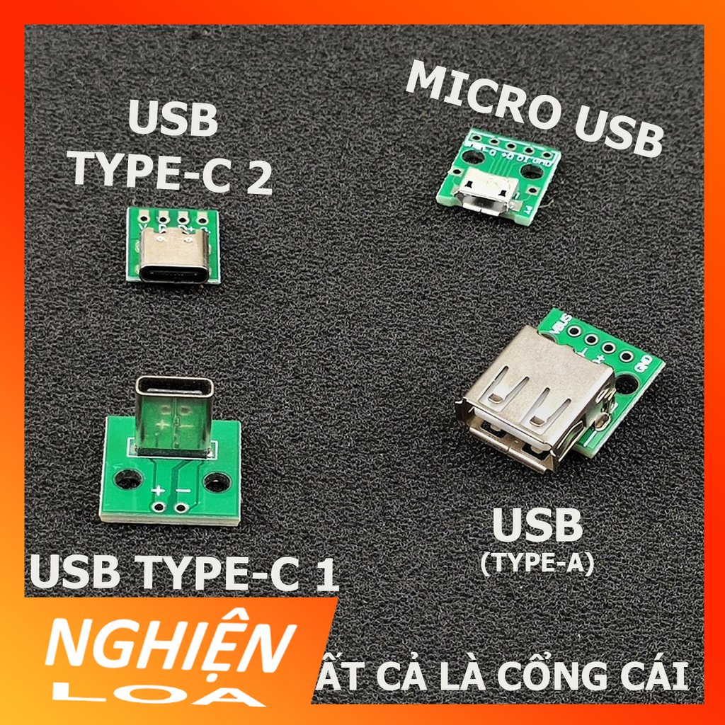 [NGHIỆN LOA] Module cổng micro USB - USB Type-C | Shopee Việt Nam