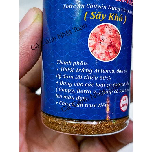 AF ARTEMIA SẤY KHÔ THỨC ĂN CAO CẤP CHO CÁ CẢNH 50G PROPOISE TAIWAN