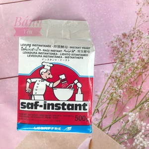 Men lạt PHÁP hiệu Saf-instant 500g - Men nở làm bánh mì, pizza - PL35