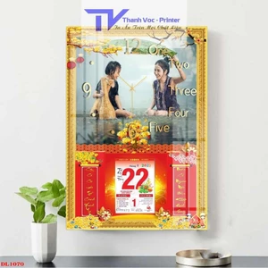 Lịch Tết Quê Hương 2023 Nhiều Mẫu KT 40x60cm Độ Dày 10mm