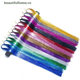 Bộ 200 Sợi Kim Tuyến Lấp Lánh 90cm Dùng Nối Tóc Tiện Dụng
