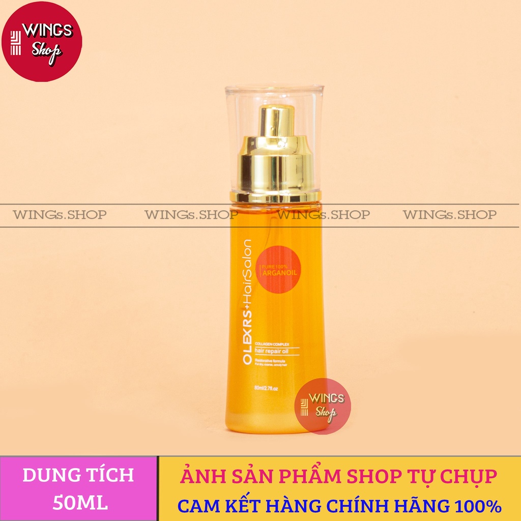 Tinh Dầu Dưỡng Tóc Phục Hồi, Dưỡng Tóc Siêu Mềm Mượt Olexrs Hair Salon 80ml