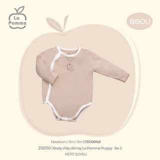 La Pomme bộ Body Chip liền thân Dài Tay La Pomme Puppy AW2022
