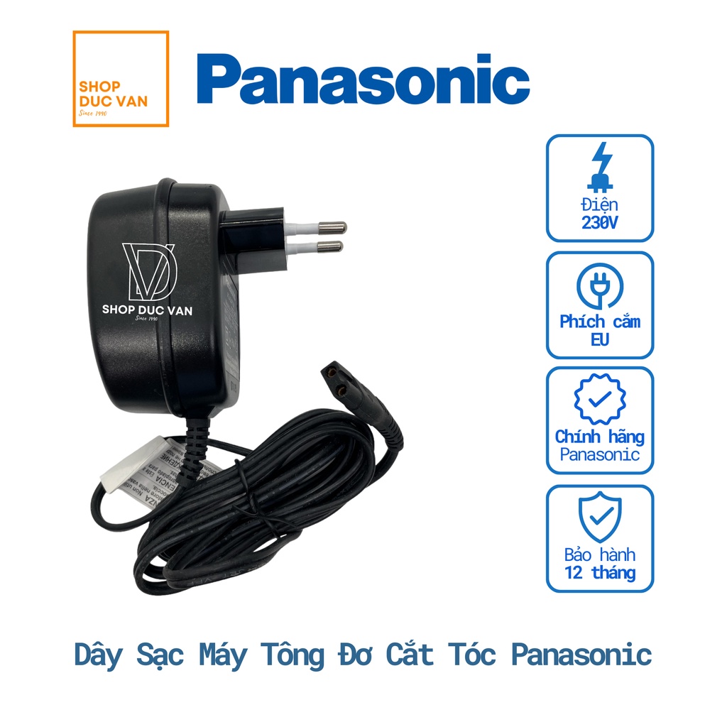 Dây Sạc Máy Tông Đơ Cắt Tóc Panasonic ER-503 ER-504 ER-506 ER-508 ER-5204 ER-GC10 [ Shop Đức Vân