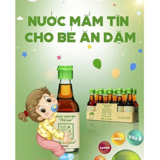 Nước mắm Tĩn 42N cho bé ăn dặm ít muối 60ml