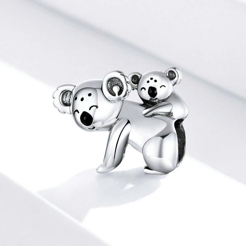 BAMOER Hạt Bạc 925 Hình Gấu Koala Thời Trang