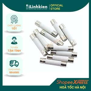 Cầu chì sứ 6x30mm đầy đủ giá trị
