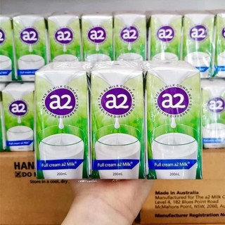 SỮA TƯƠI A2 NGUYÊN KEM ÚC DẠNG NƯỚC HỘP 200ML