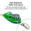 Mồi Câu Cá Giả Hình Ếch Nhảy 3D 3.5cm / 6g 8 Màu Mềm Có Móc Kép