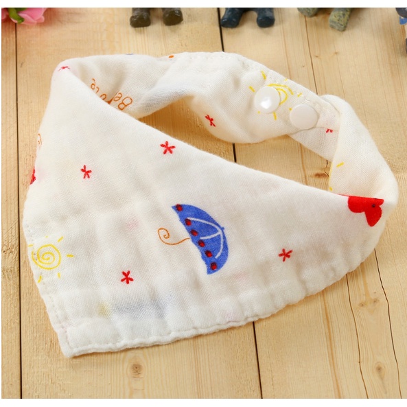 Set 5 yếm xô 6 lớp Organic Manny cho bé mesocshop