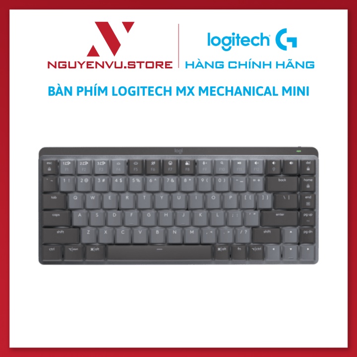 Bàn Phím Không Dây Logitech MX MECHANICAL MINI (Đi Kèm đầu Thu Logi ...