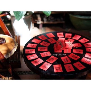 100 thẻ 7 nội dung treo cây mai, đào, bỏ bao lì xì trang trí Tết