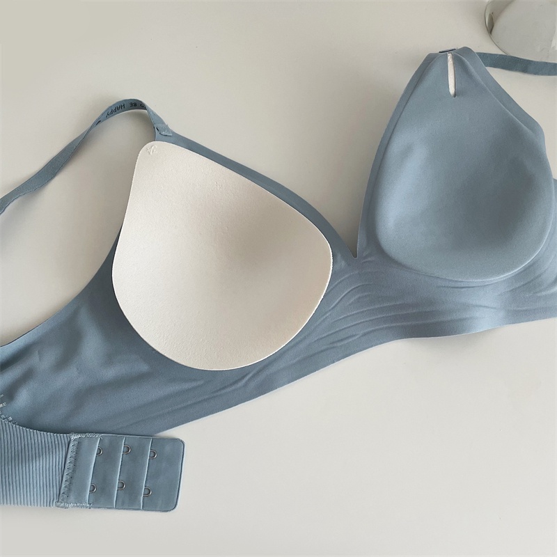Áo Ngực Không Gọng 3 / 4 cup Mỏng Nâng Ngực Mềm Mại Không Đường May Size s-xl Thời Trang Cho Nữ