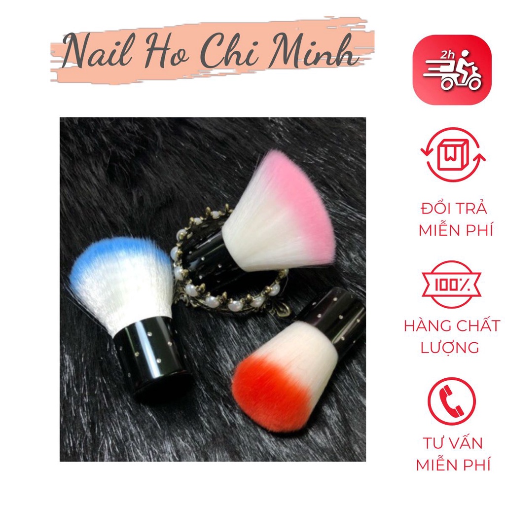 Chổi Phủi Bụi Nail Cán Dài và Cán Ngắn