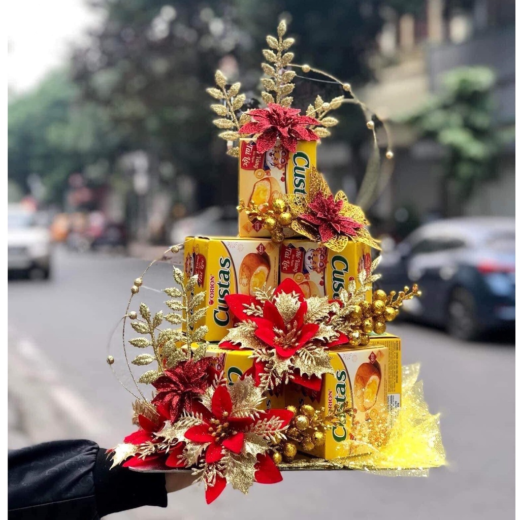 Phụ kiện trang trí tháp bánh nước ngọt oản tết | Shopee Việt Nam