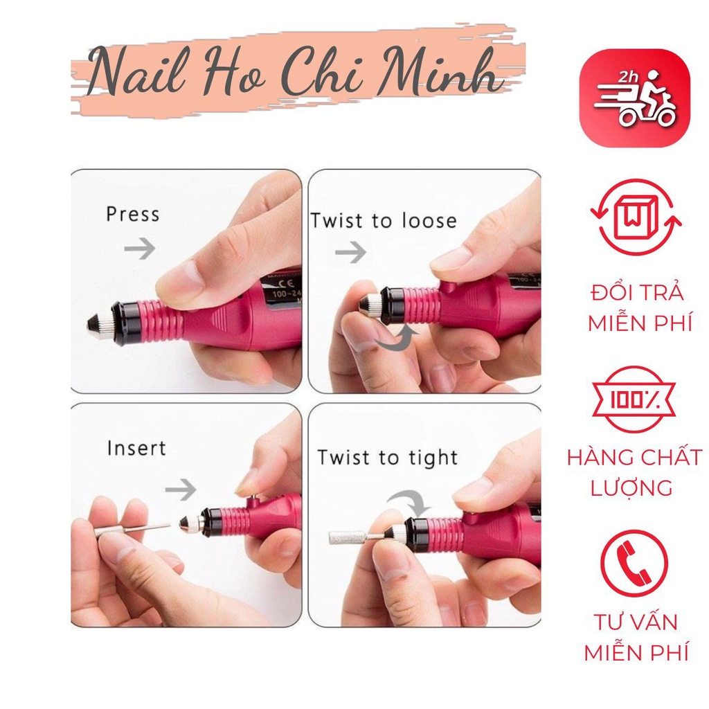 Máy mài móng mini (bảo hành 1 tháng) - Máy mài móng cầm tay chuyên dụng trong ngành nail