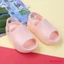 Dép MGG-Kids, Giày đi bộ màu trơn chống trượt Unisex Dép trong nhà cho mùa hè, Hồng nhạt / Be / Xanh / Vàng / Tím