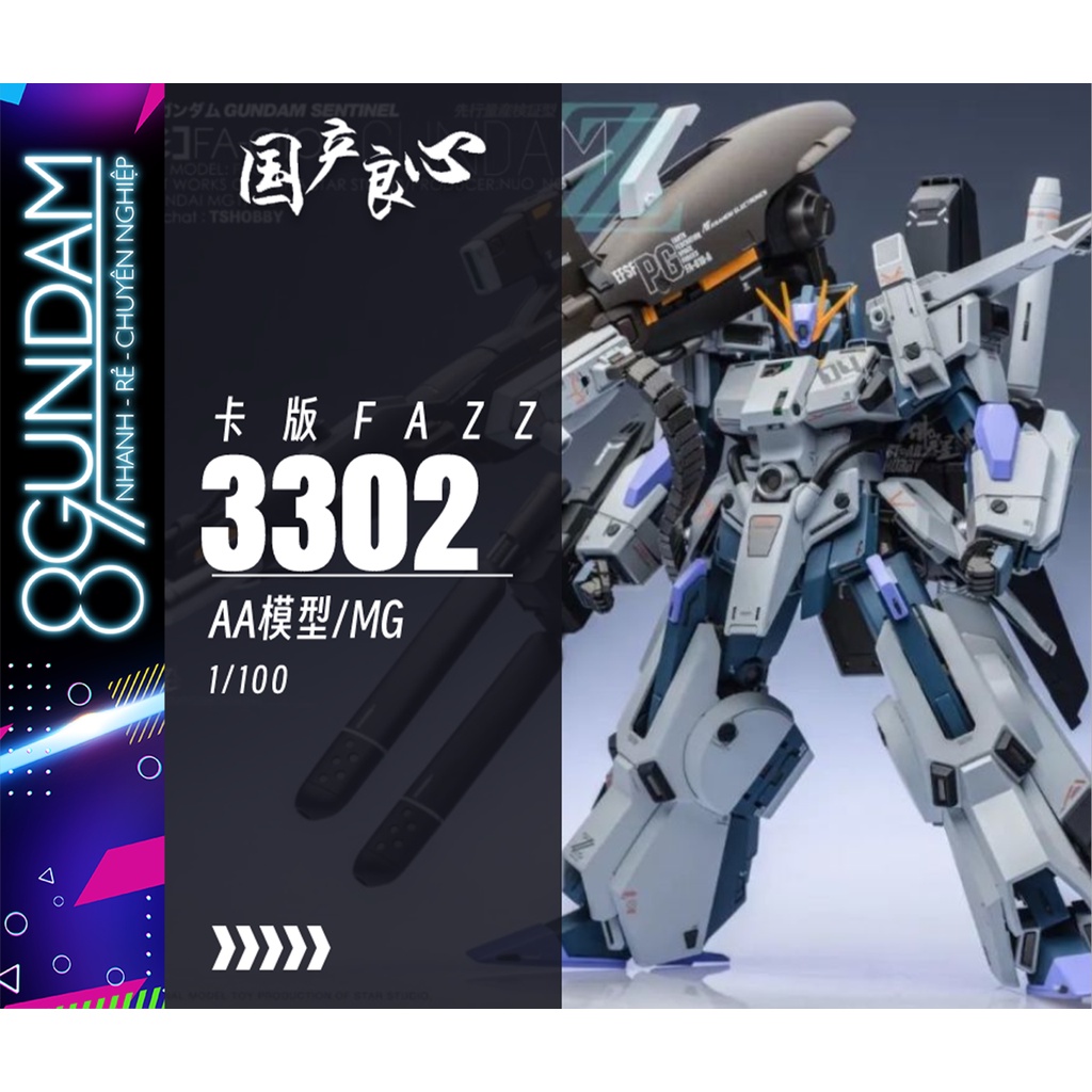 Mô Hình Lắp Ráp Gundam Mg 3302 Fazz Ver.Ka (Aa Model) | Shopee Việt Nam