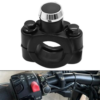 Redbaiaa1 Đèn Pha Nhấp Nháy Nút Công Tắc Tạm Thời Hợp Kim Nhôm Gián Đoạn Moto Phần