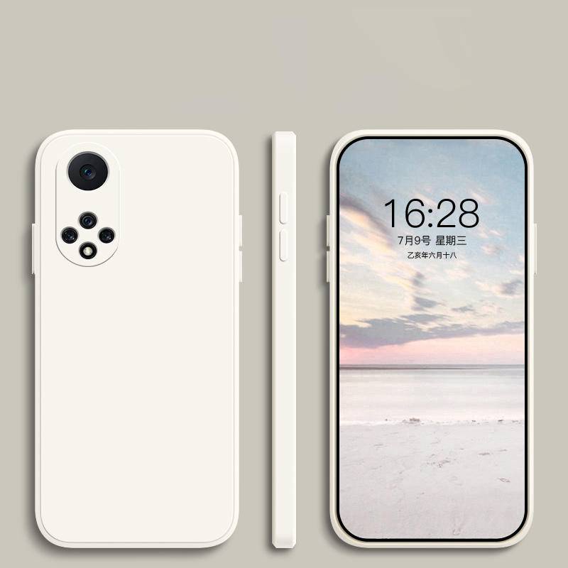 Dành Cho Huawei Nova 5 5T 5Z 6 7 7i 8 9 Pro SE Bìa Mềm Sang Trọng Vuông Lỏng Silicon Siêu Mỏng Slim