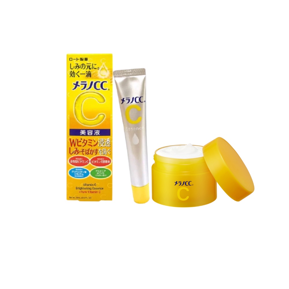 Ảnh Combo dưỡng trắng, làm mờ đốm nâu và đều màu da Melano CC Tinh chất 20ml + Gel dưỡng trắng 100g 1