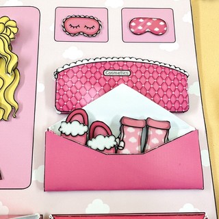 Bộ đồ ngủ Pijama cho búp bê giấy