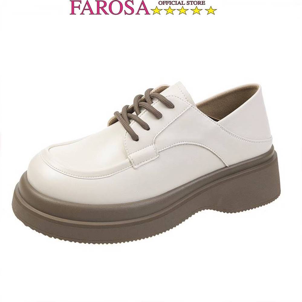 Giày Đốc nữ Cổ Thấp Oxford FAROSA -K39 Hot Trend Năm Nay Tuyệt Đẹp