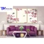 Bộ 3 Tranh Cây Hoa Ngày Tết Treo Tường ( Bộ 3 Tấm )