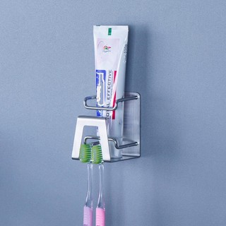 Kệ đựng bàn chải, Giá đựng kem đánh răng Inox SUS304 dán tường siêu chắc (1 ngăn)