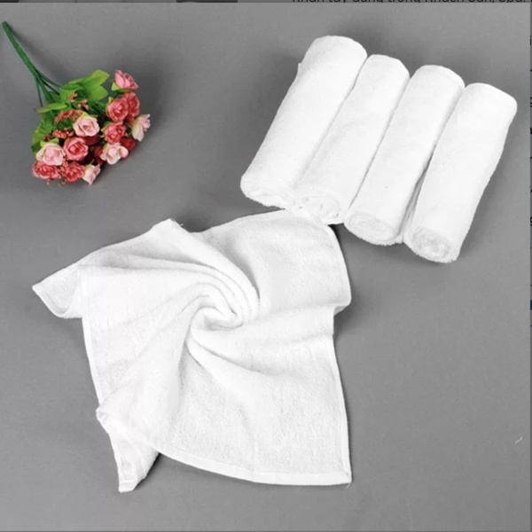 Khăn tay khách sạn TOPAZ kích cỡ 34 x 34 cm 60g vải cotton thấm hút tốt chuyên dùng cho khách sạn 5*