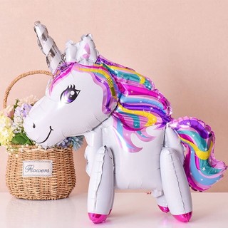 Bóng Trang Trí Hinh Ngựa Pony 4D Trang Trí Sinh Nhật Cho Bé Gái