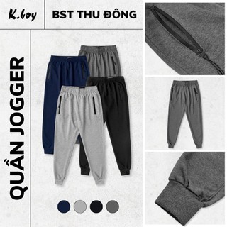 Quần jogger nam chất liệu  thun da cá thoáng mát from dáng thể thao  thích hợp dạo phố, gym JG08