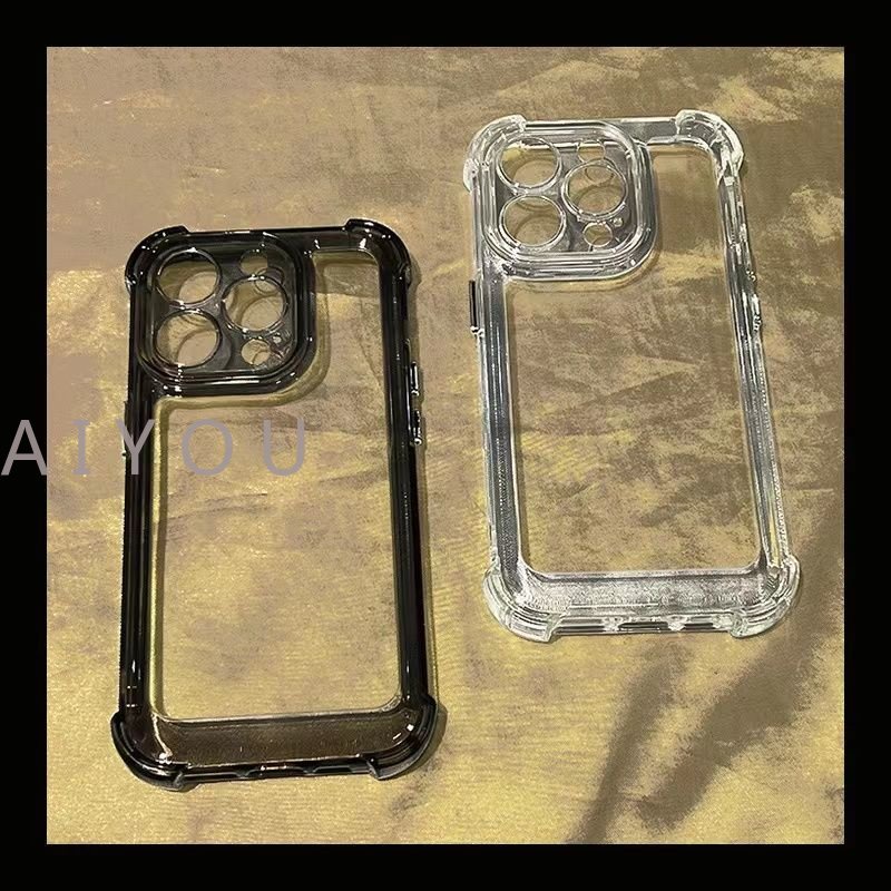 Ốp Điện Thoại Trong Suốt Chống Sốc Cho iPhone 7Plus 8Plus X Xr Xs 11 12 13 Pro Max 2023 14 Pro Max
