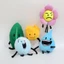Cho Dream Islandplush Đồ Chơi Đồ Chơi Lá Lửa Hoa Khối Giọt Nước Bong Bóng Sang Trọng Gối Búp Bê Trẻ Em Trẻ Em Bfdi Plushie Firey Sang Trọng Firey